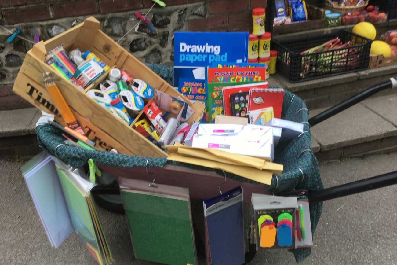 The Covid Wheelbarrow of Stationery